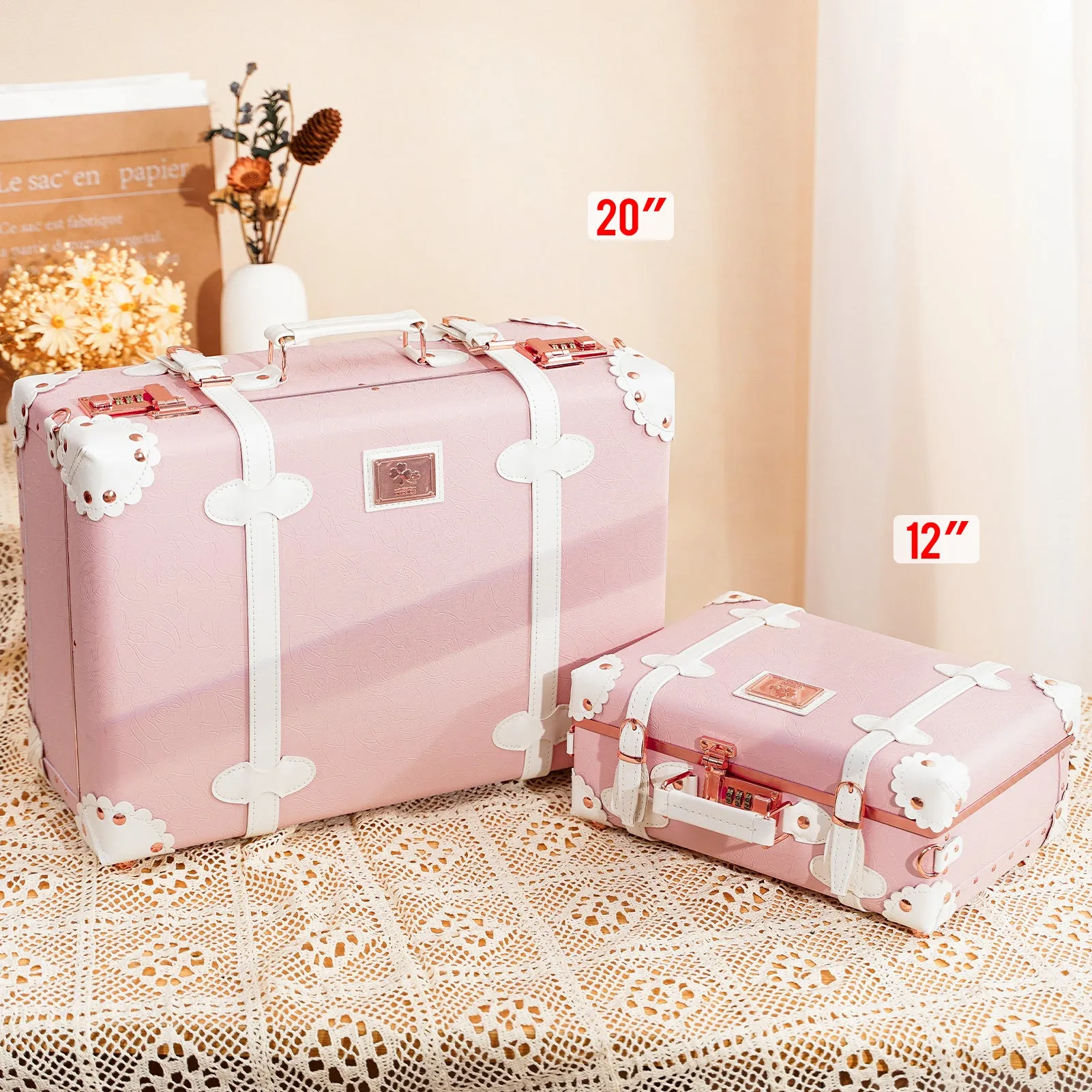 urecity Vintage Carry-on Overnight Case  16 inches