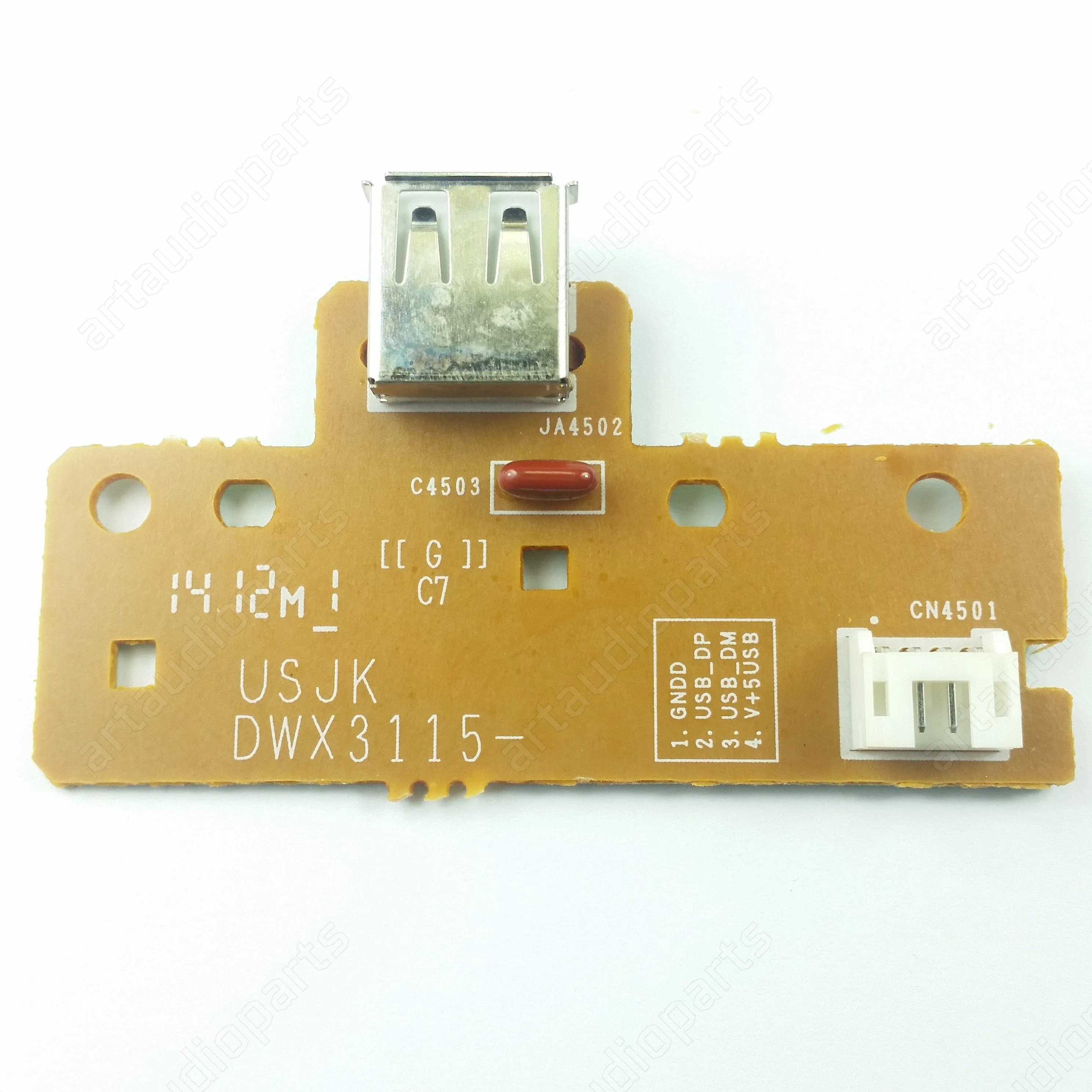 USJK board With USB connector plug Pcb For Pioneer DJM-350