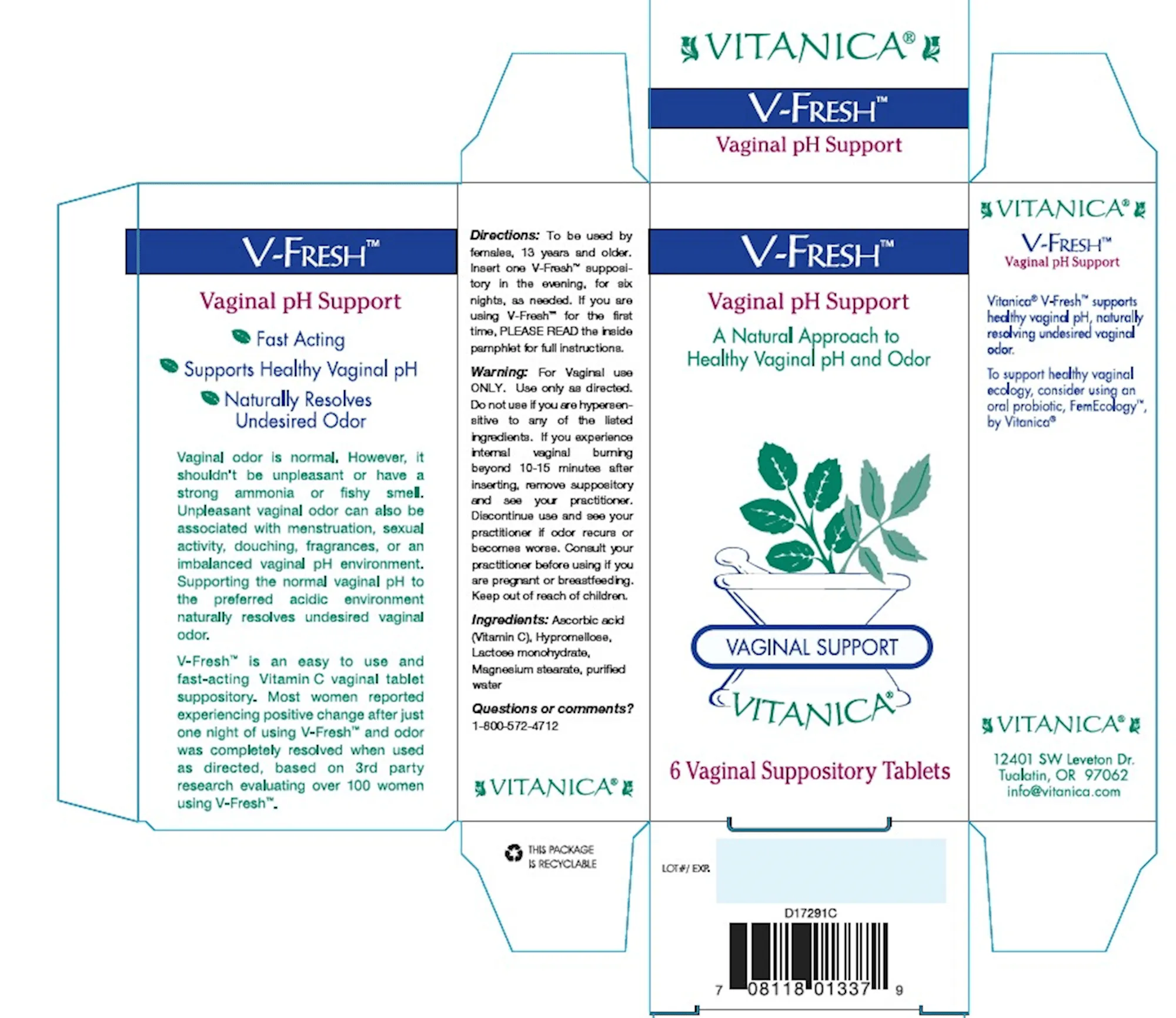 V-Fresh Suppositories