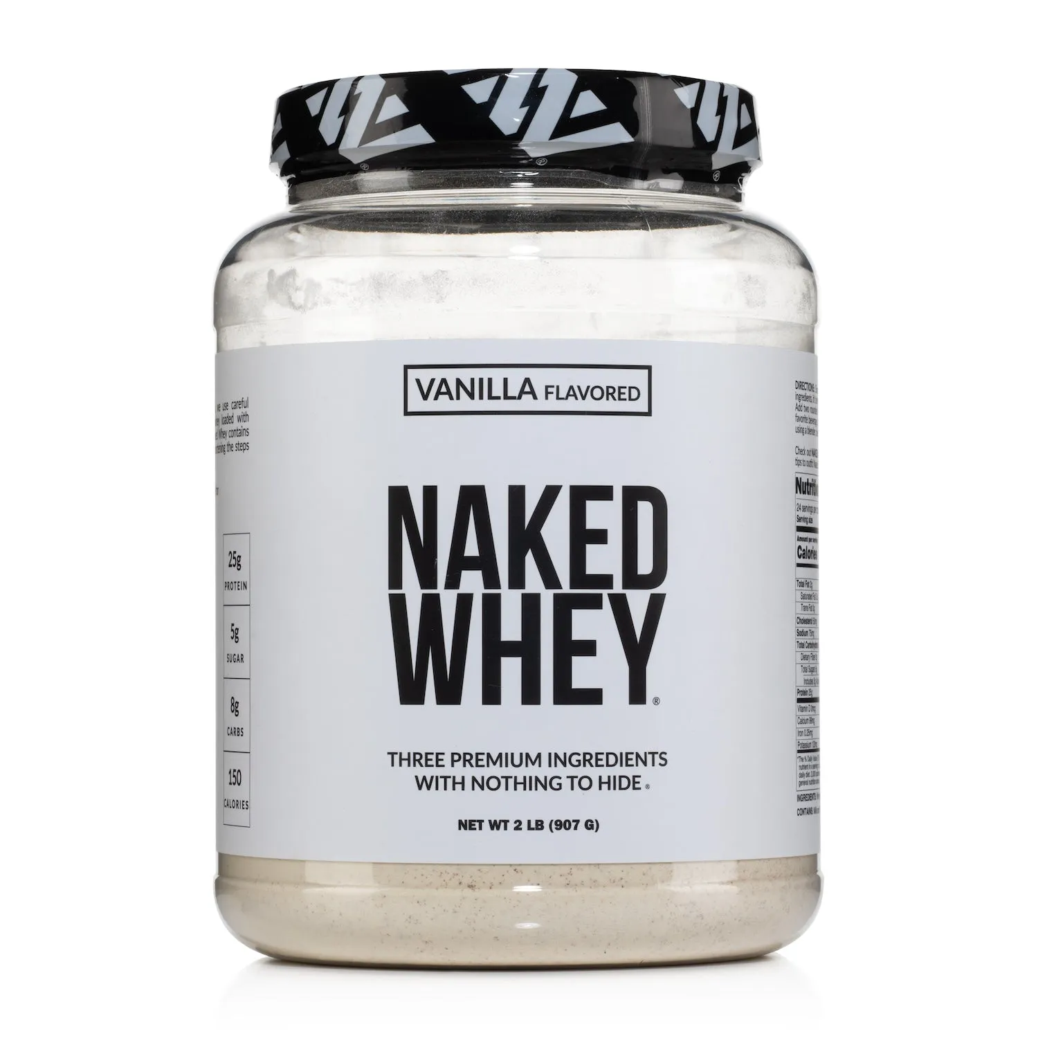 Vanilla Whey Protein Powder 2LB | Naked Whey - 2LB