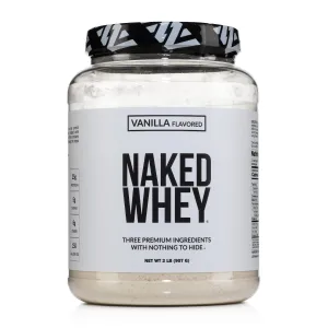 Vanilla Whey Protein Powder 2LB | Naked Whey - 2LB
