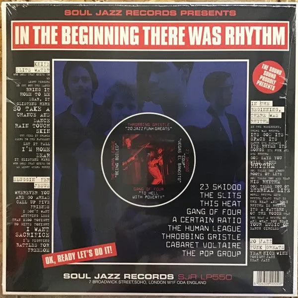Various Artists –  In The Beginning There Was Rhythm [2xLP IMPORT] – New LP