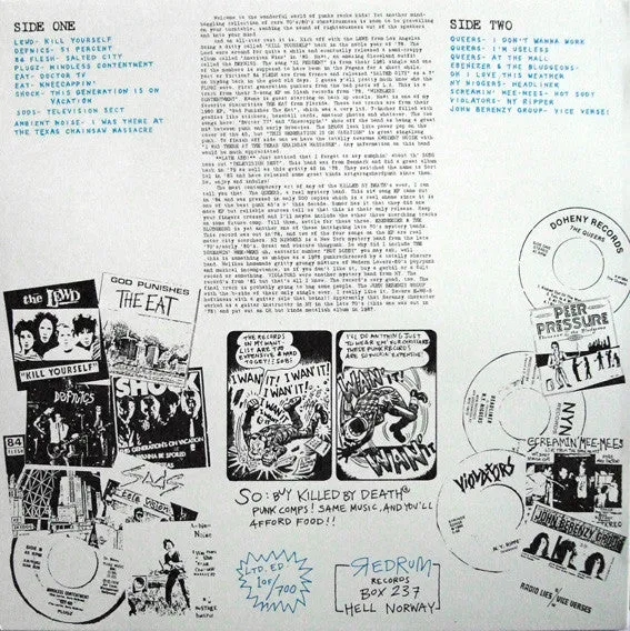 Various Artists - Killed by Death #3 - New LP