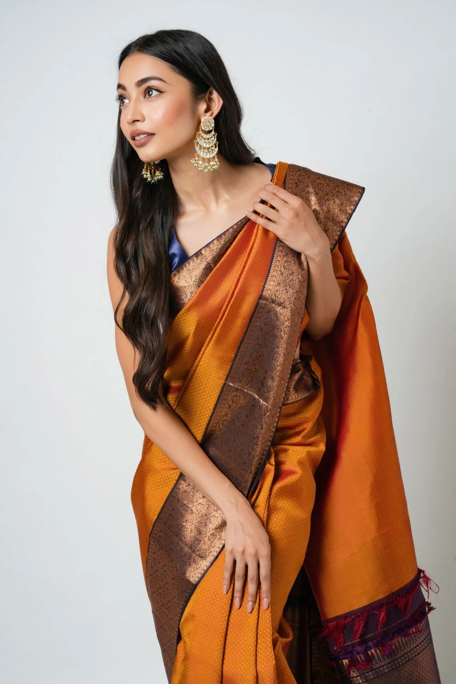 Vasundhara Kanjiveraam Saree