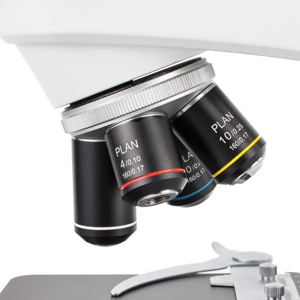 VE-B50 Biological Binocular Microscope w/ Plan Achromatic Objectives