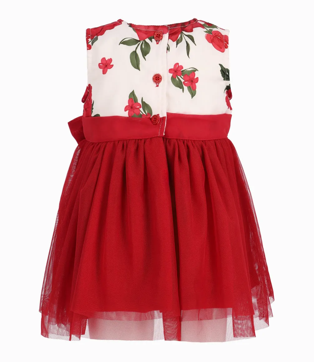 Vestido Bebé Con Flores