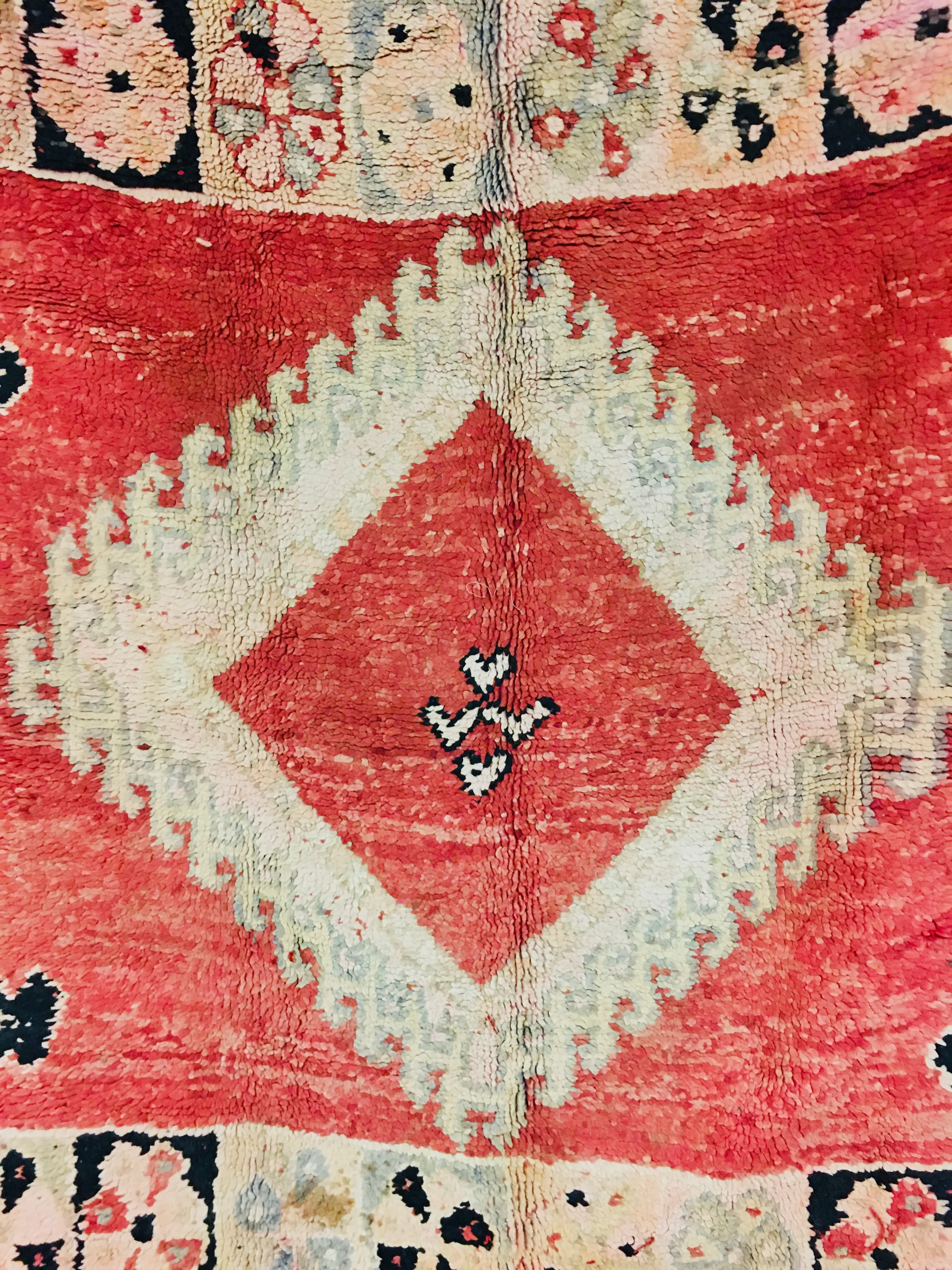 Vintage Boujaad Earthy Sienna Lion Paw 6’x9’