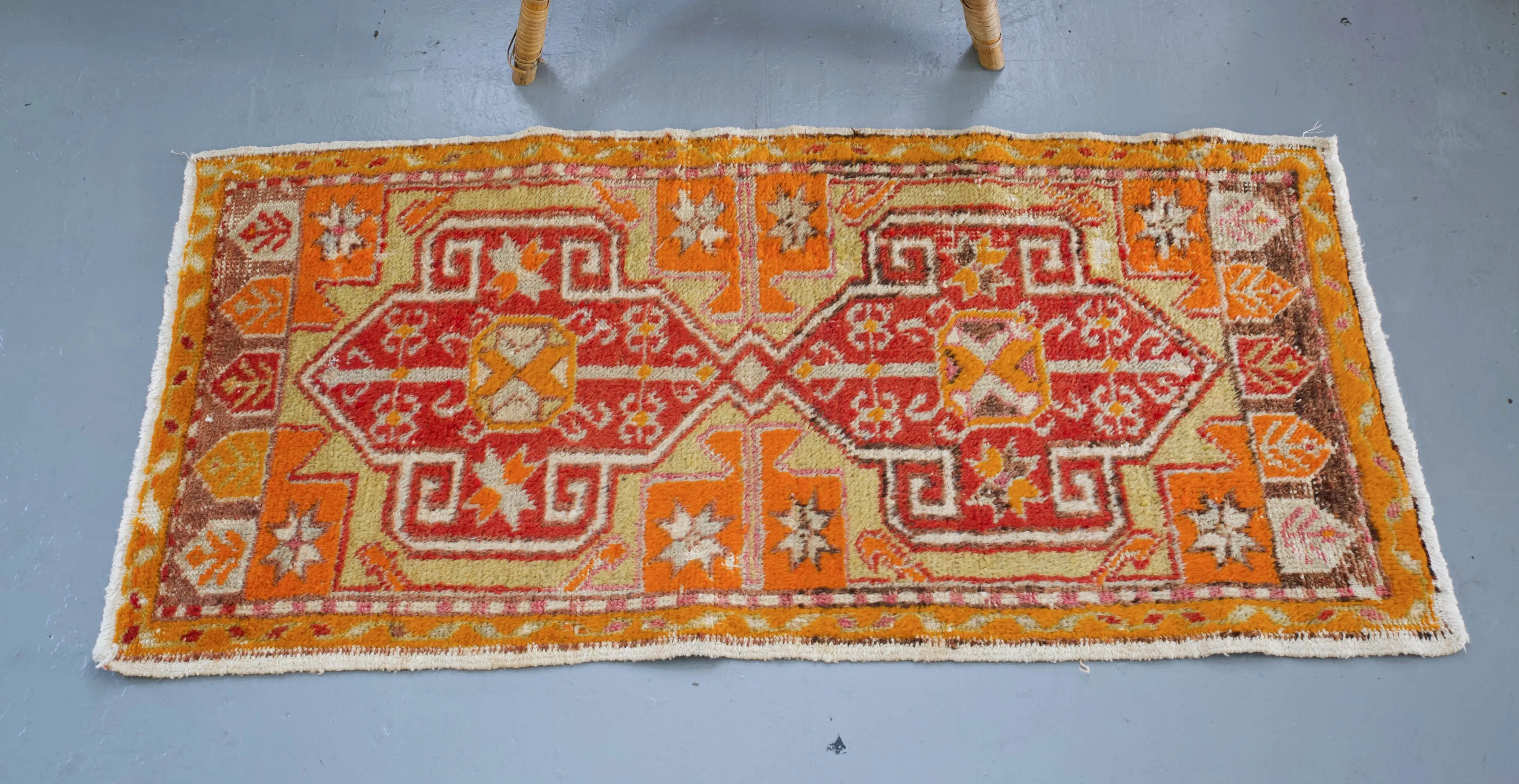 Vintage Mini Turkish Rug