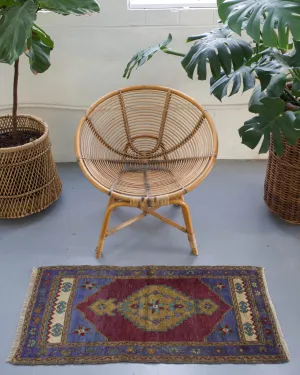 Vintage Mini Turkish Rug