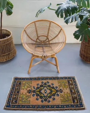 Vintage Mini Turkish Rug