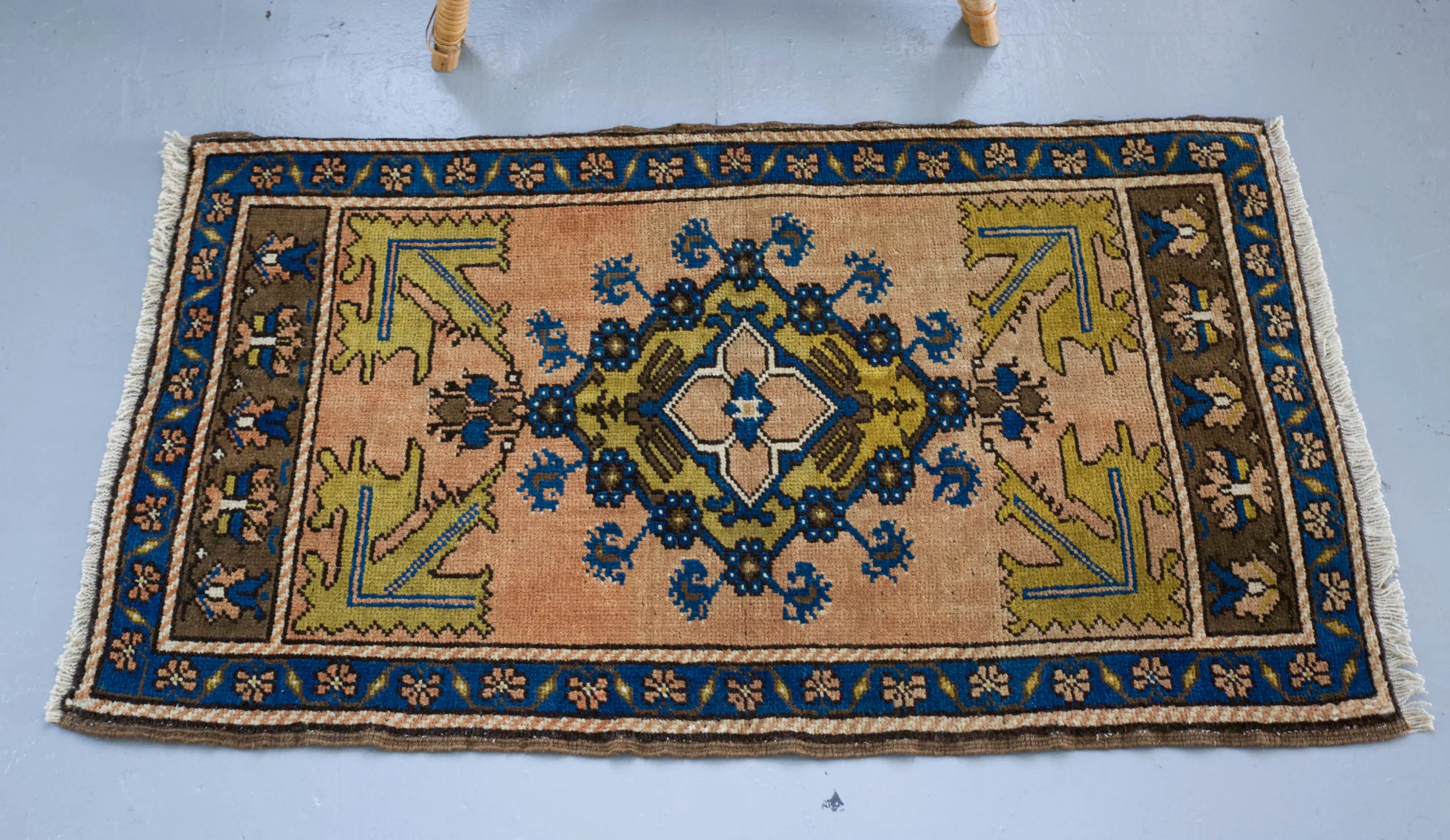 Vintage Mini Turkish Rug