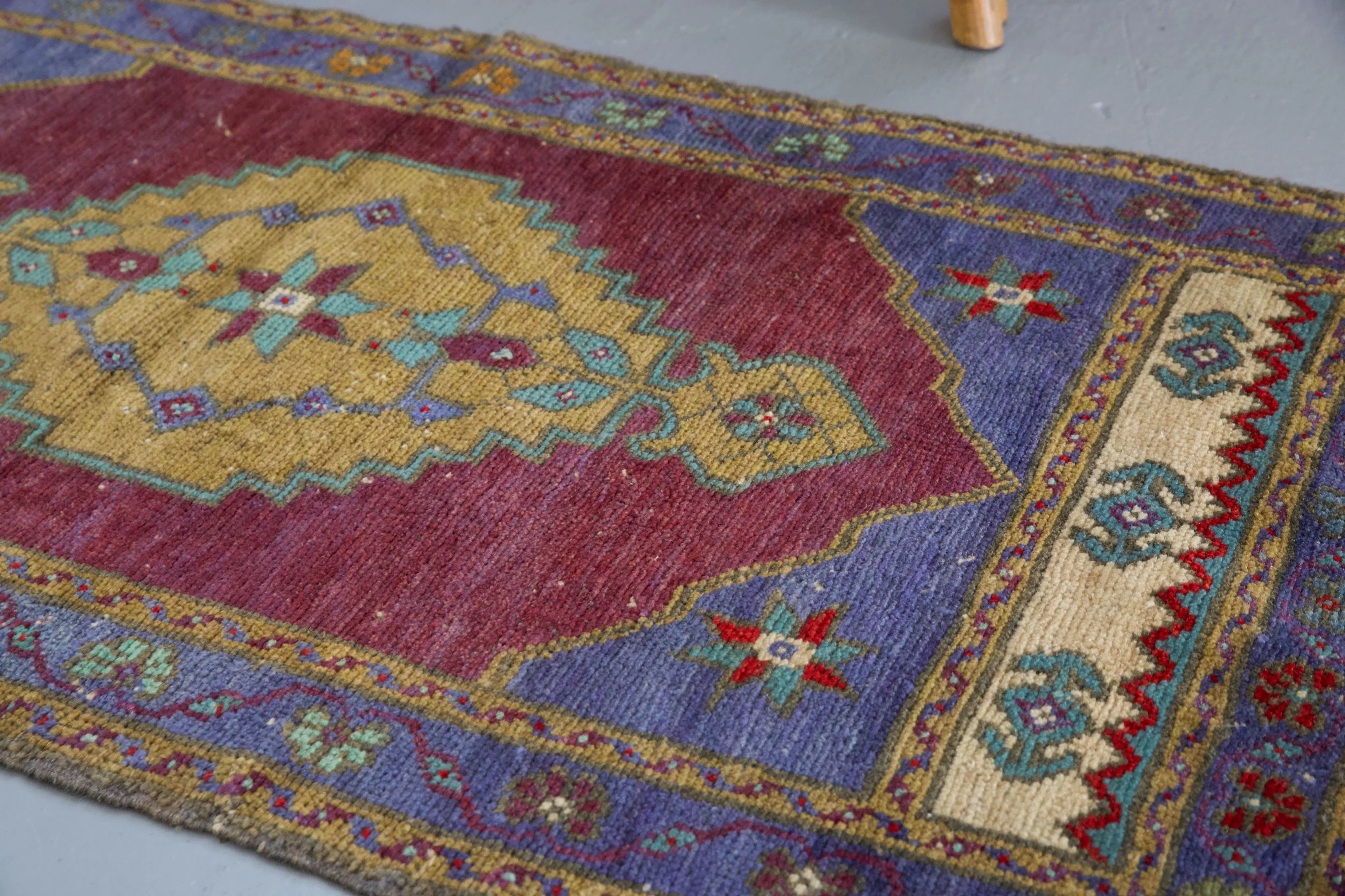 Vintage Mini Turkish Rug