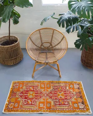 Vintage Mini Turkish Rug