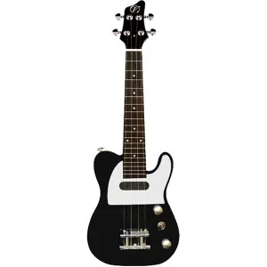 Vorson TL Style Solid Body Electric Ukulele in Black