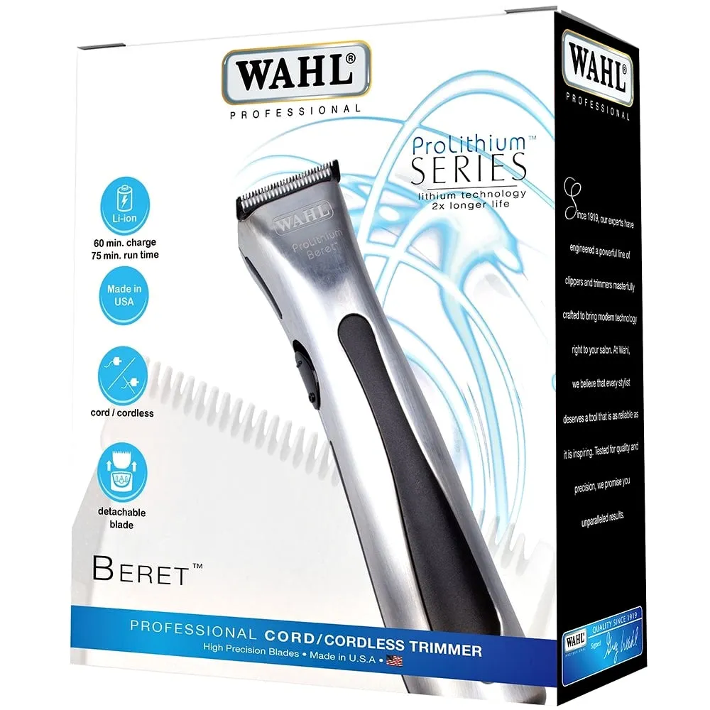 Wahl Beret Pro Lithium Trådløst Hår og Skjeggtrimmer