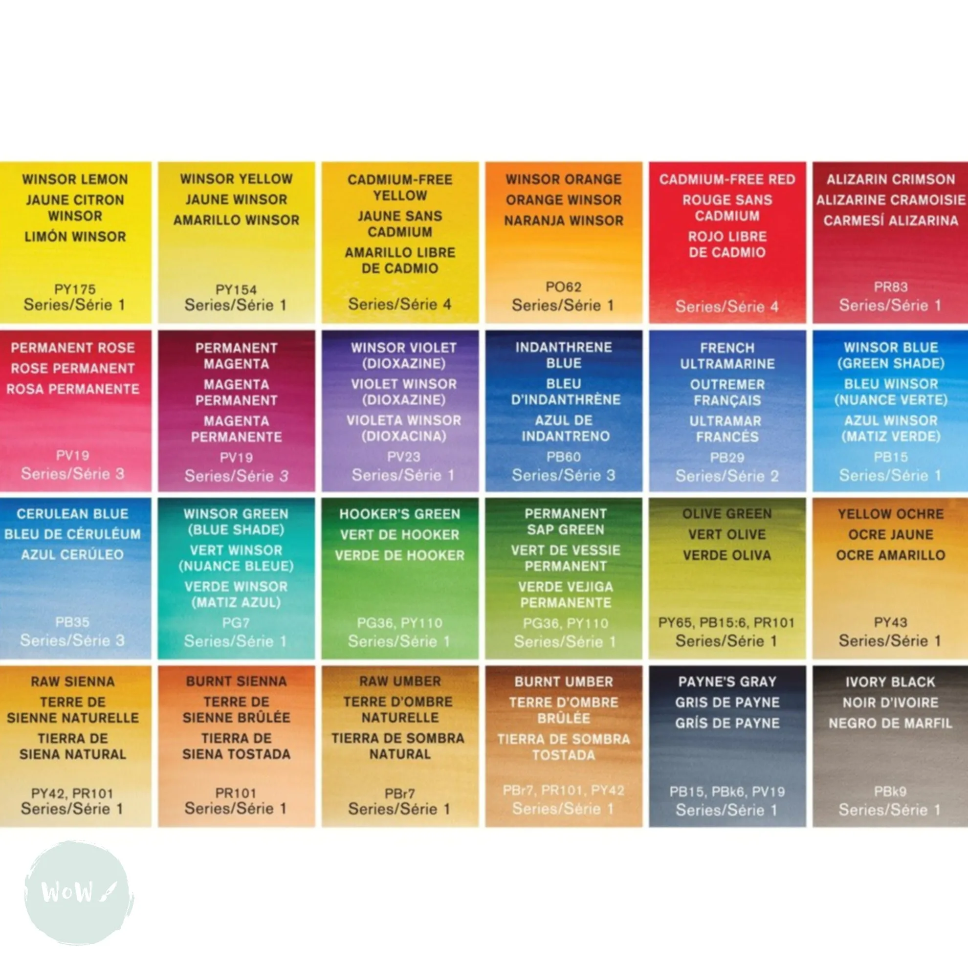 Watercolour Paint Sets - Winsor & Newton PROFESSIONAL - COMPLETE TRAVEL TIN - 24 Half Pans