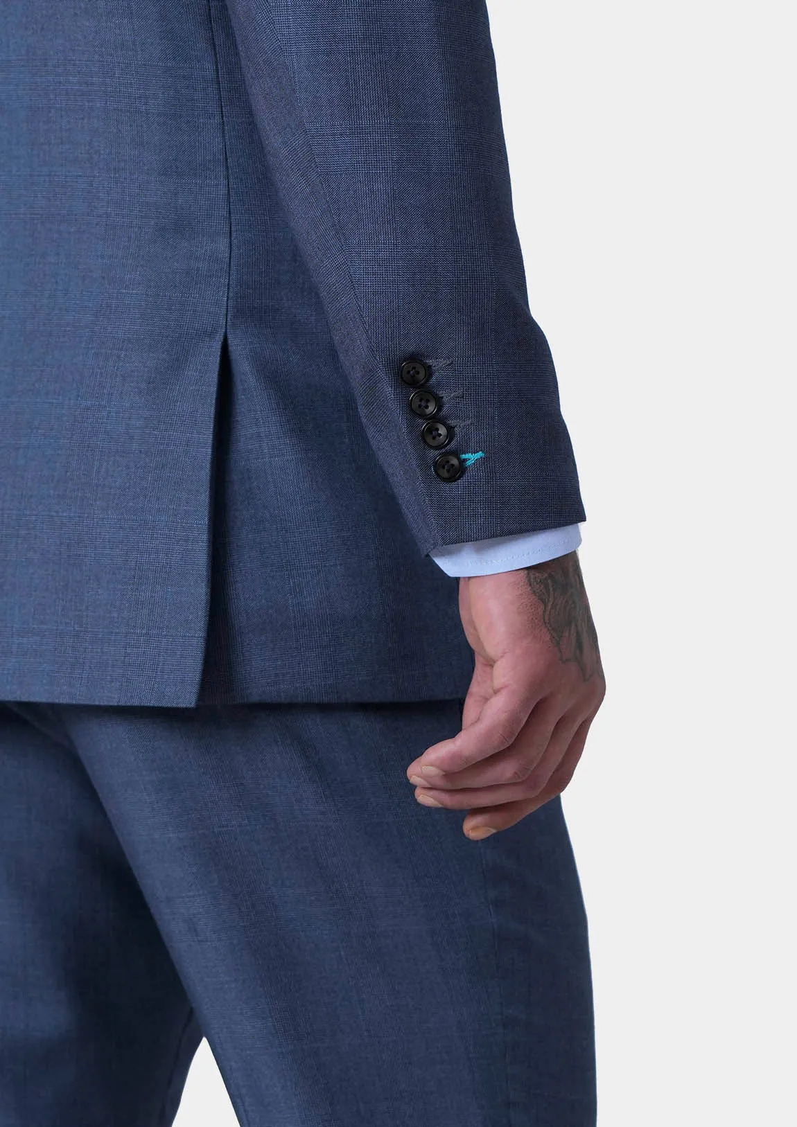 Waverly Midnight Blue Prince of Wales Suit