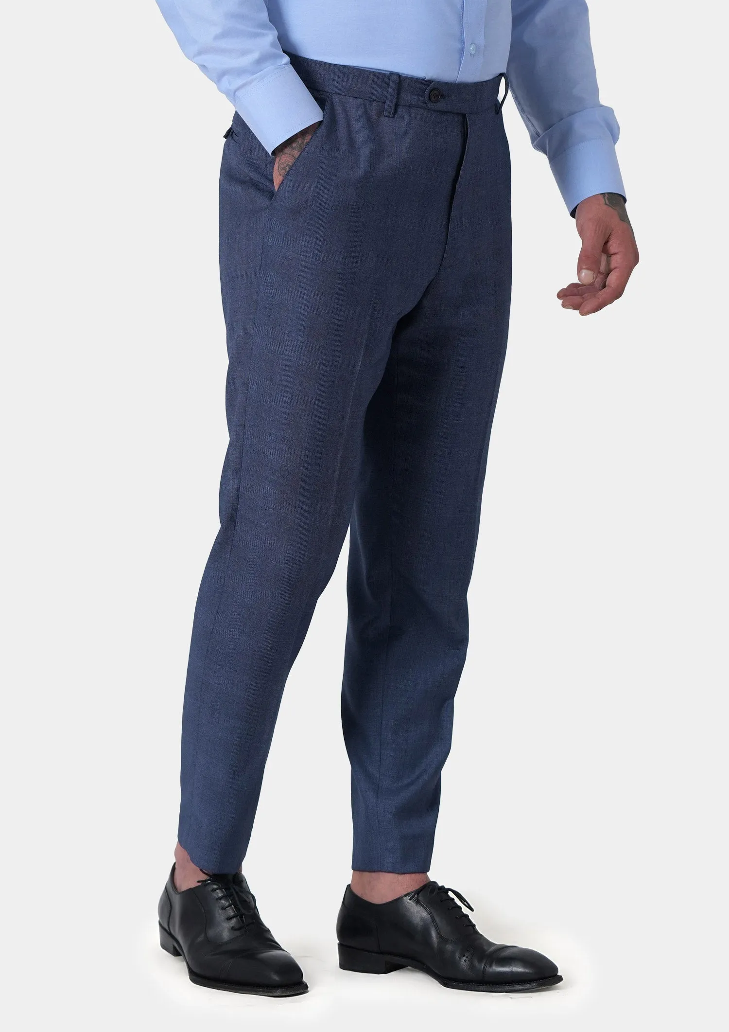 Waverly Midnight Blue Prince of Wales Suit