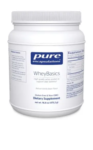WheyBasics Whey Protein Beverage Powder Natural Vanilla Bean