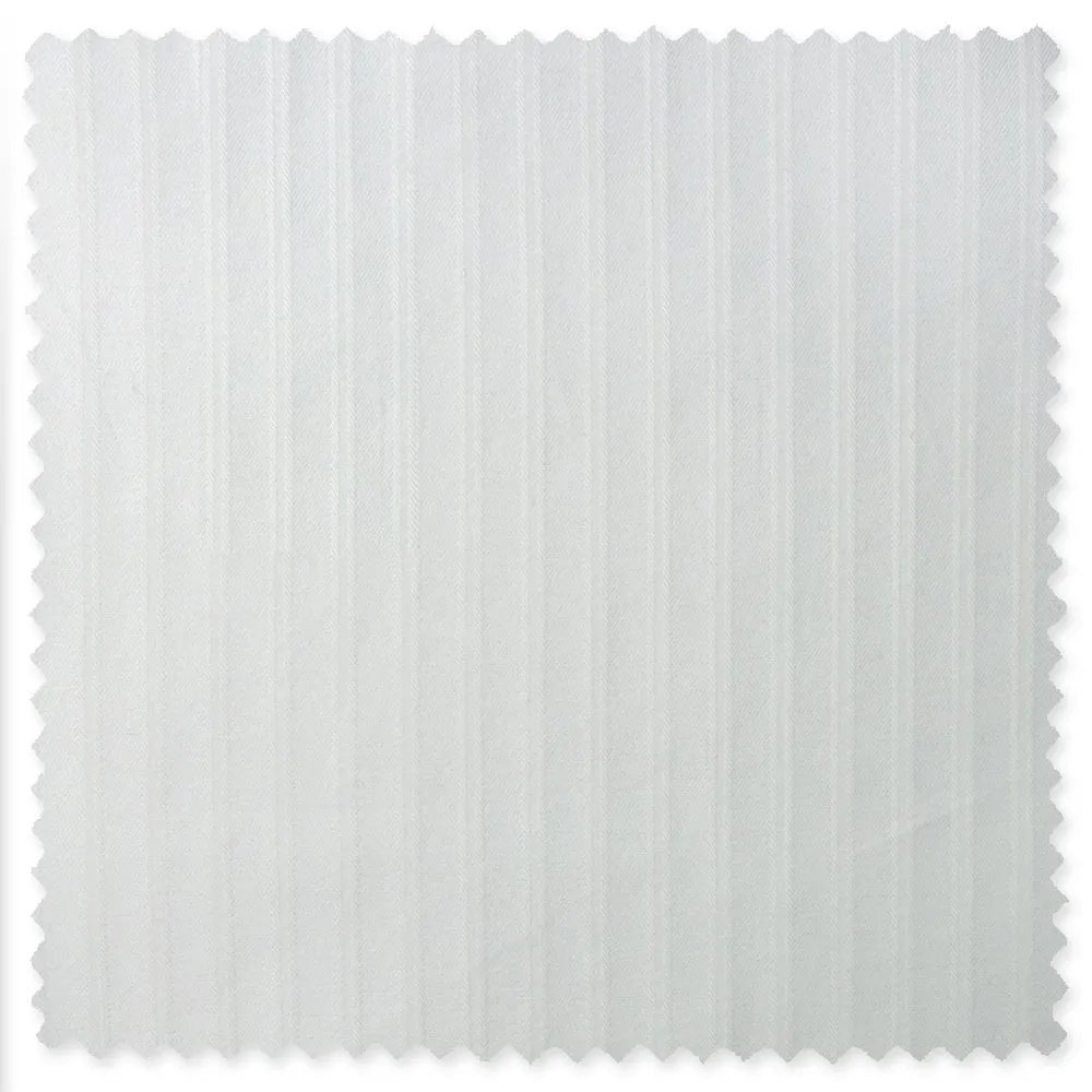 White Dobby Double Stripe