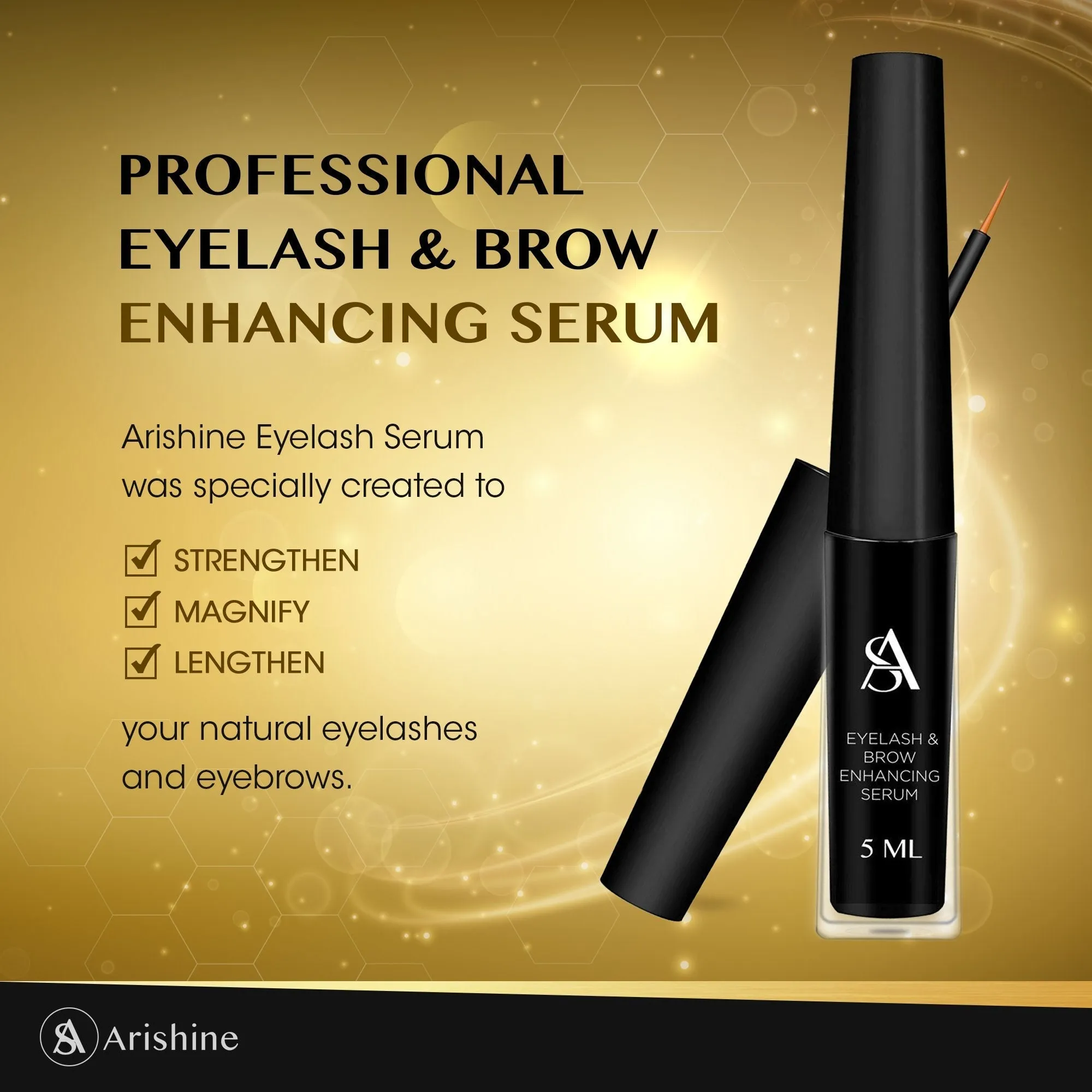 Wholesale Arishine Professional Eyelash & Brow Enhancing Serum (3 ml)