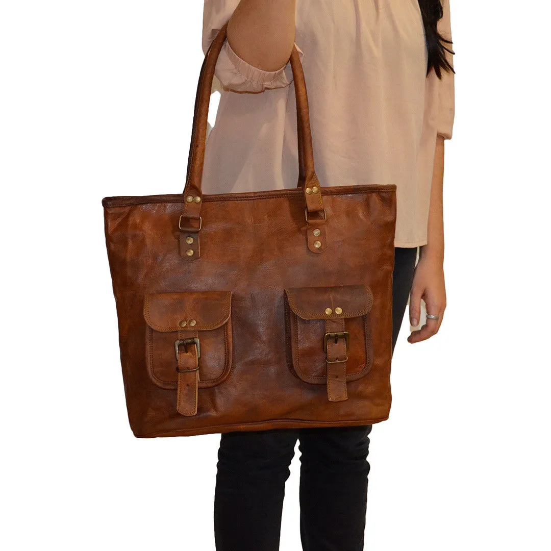 Women’s Leather Tote Handbag