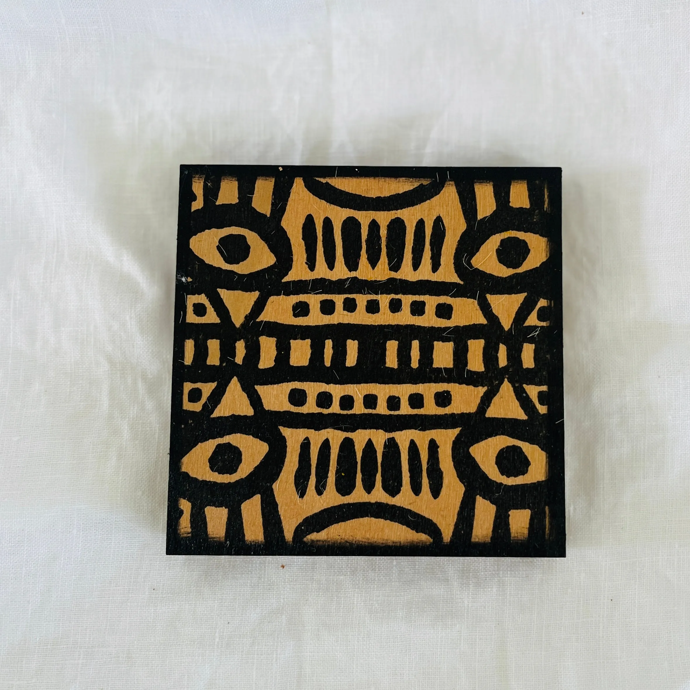 Wood Art Coasters - Set of 2
