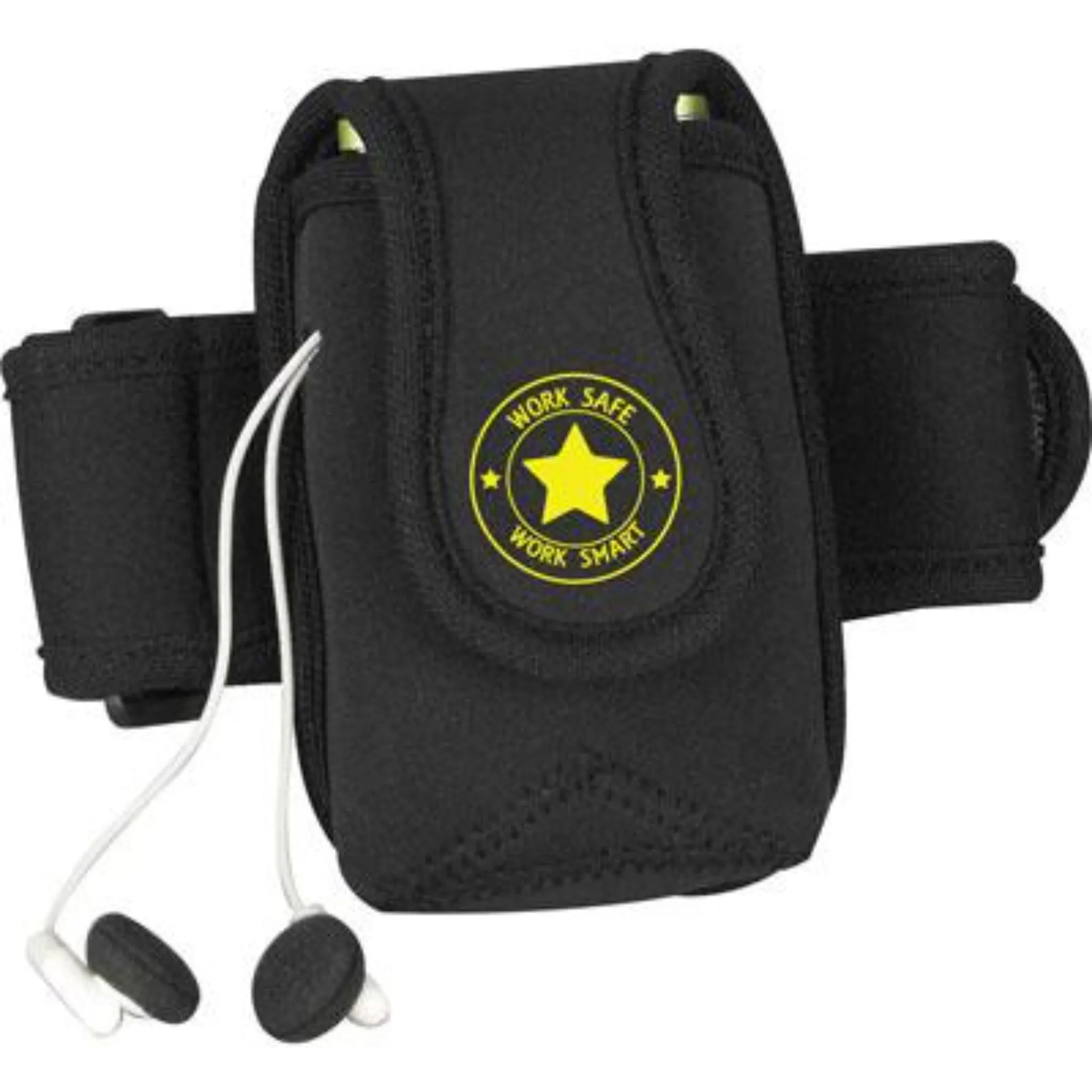 Workout Armband with Media Holder Black w/Logo - #402998