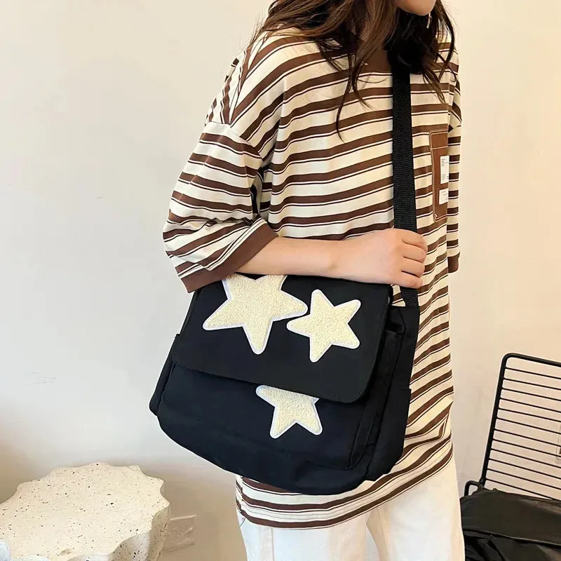 Y2K Star Pattern Crossbody Shoulder Bag