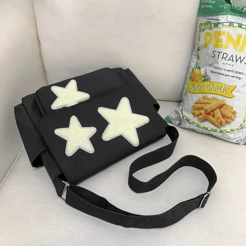 Y2K Star Pattern Crossbody Shoulder Bag