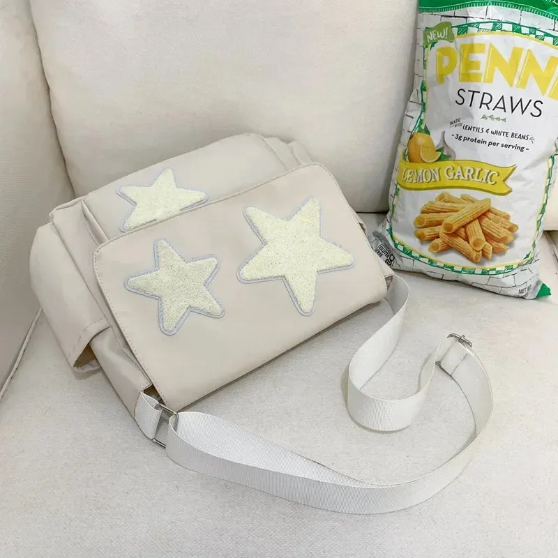 Y2K Star Pattern Crossbody Shoulder Bag