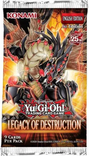 YGO LEGACY OF DESTRUCTION Booster Pack
