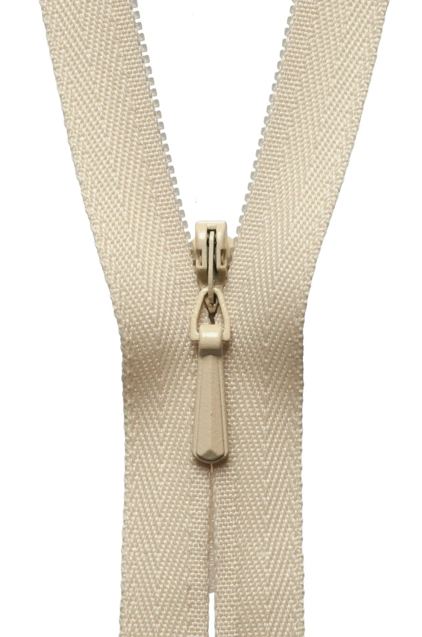 YKK Concealed / Invisible Zip - 20cm / 8'' - Honey 551