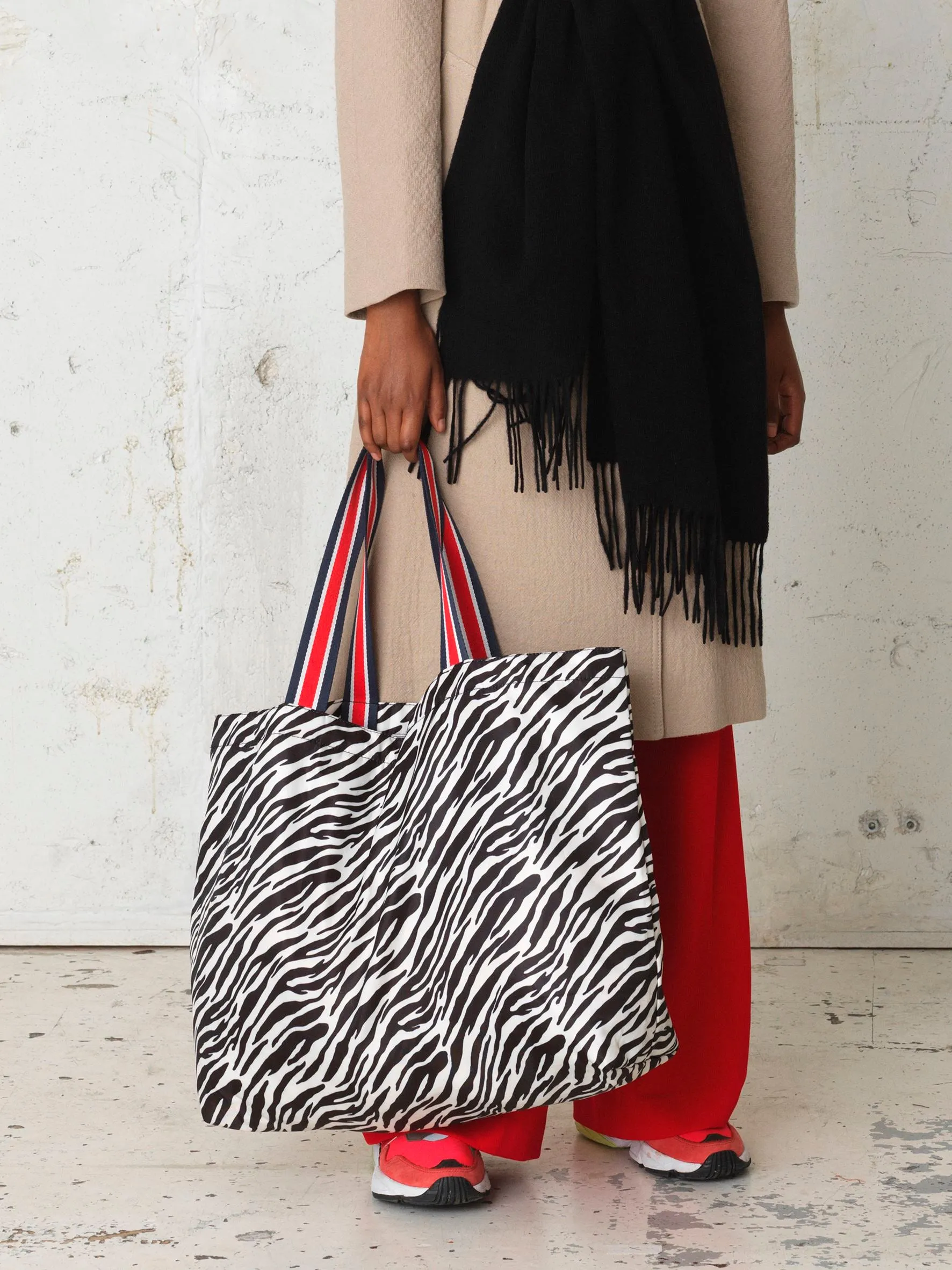 Zebra Magpie Raincoat
